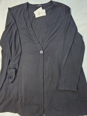J. Jill Women's Black Cardigan Style Top Size 2X